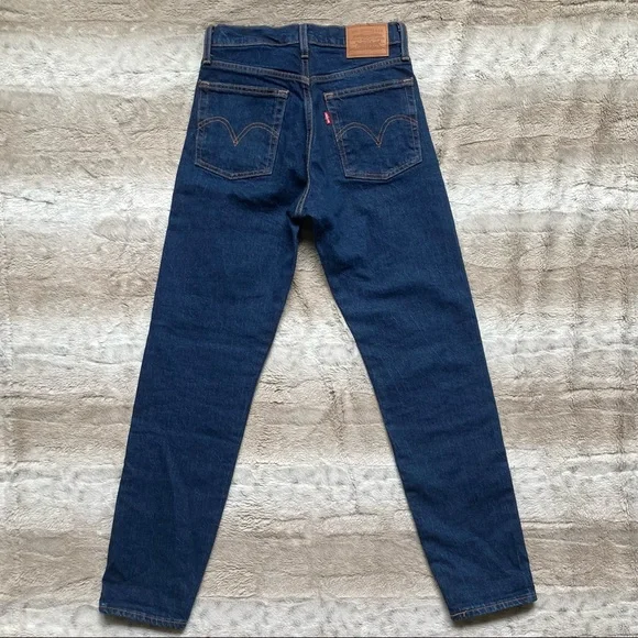 NWOT Levi’s Wedgie Jeans Dark Wash - Picture 4 of 10